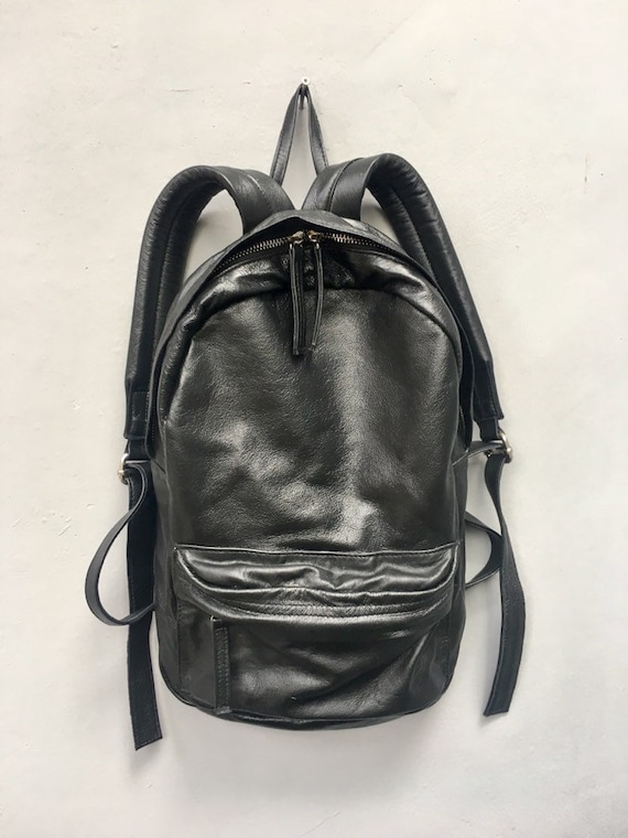 small soft leather backpack