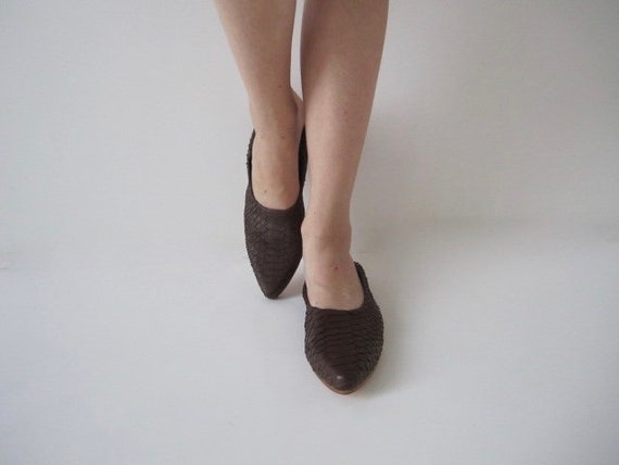 slip on mules flats