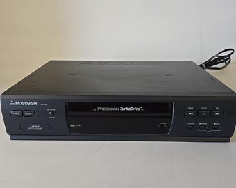 Reproductor/grabador de vídeo estéreo HiFi Mitsubishi VCR HS-U447, probado, sin mando a distancia.