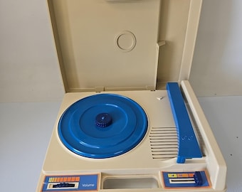 Tocadiscos Fisher Price modelo 825 Kid, modelo vintage de 1978, funciona.