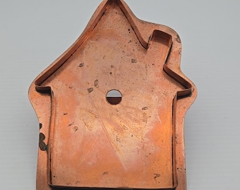 Cortador de galletas grande de cobre Martha por correo 'LITTLE HOUSE' de Martha Stewart, difícil de encontrar.