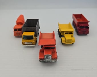 Lot matchbox lesney dumptrucks – vintage diecast voertuigen