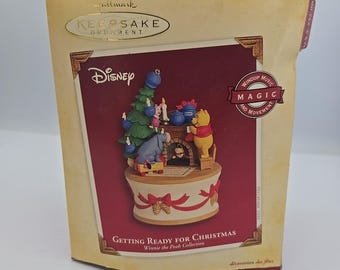 Winnie de Poeh Hallmark Keepsake-ornament Klaar voor kerst Disney