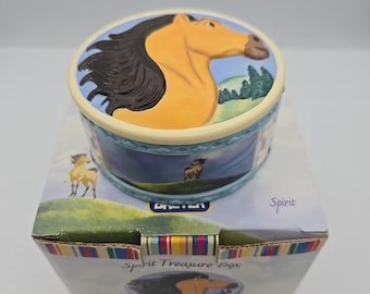 Caja de recuerdos Breyer Trinket de DreamWorks "Spirit, el corcel indomable" 2002