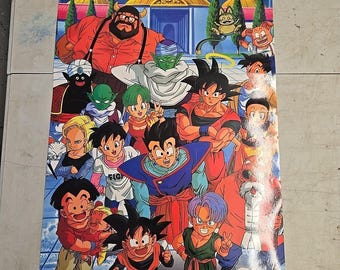 Dragon Ball Z Buu Saga Group Goku Gohan Vegeta Taiwan poster 21 x 15 inch vintage