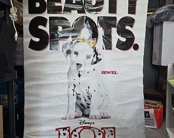 101 Dalmatiërs theatrale banner zwaar vinyl enorm 67 x 47 inch