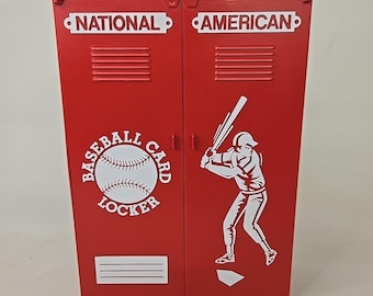 Estuche de almacenamiento para tarjetas de béisbol antiguas de la Liga Americana y la Liga Nacional (MLB).
