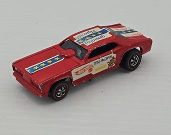 Hot Wheels Redline Mongoose Tom McEwen Plymouth vs. Snake Bella auto divertente originale