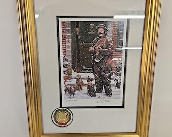 EMMETT KELLY A Christmas Carol Circus Collection Leighton Jones Signed Print
