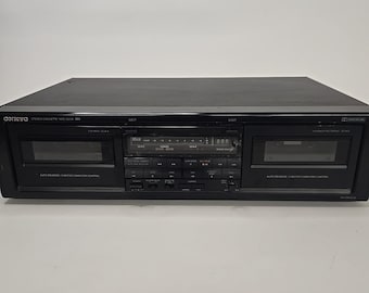 Vintage Onkyo TA-RW303 Double Stereo Cassette Tape Deck Auto Reverse - TESTED