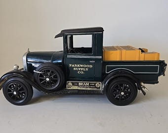 Jim Beam 28/29 Ford Model A Pick-up Truck Parkwood Supply Co Decanter Leeg LEZEN