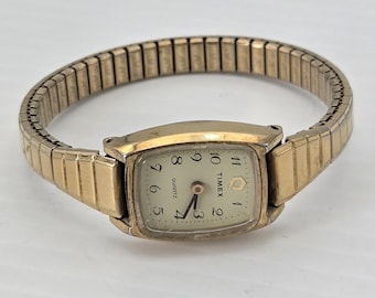 Vintage Timex K CELL Gold Tone Quartz Women's Watch