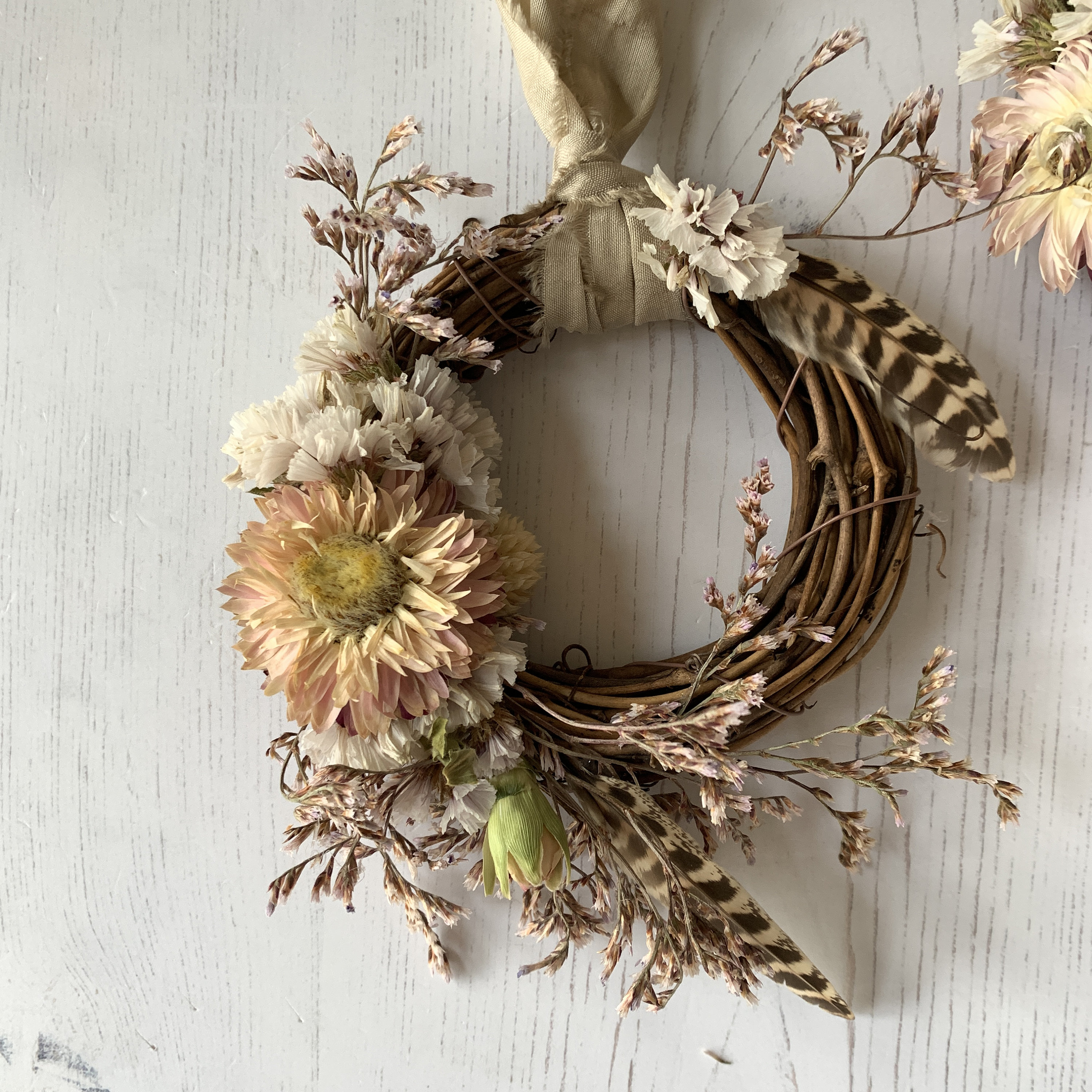 Mini Dried Flower Wreaths wreaths small dried flowers Etsy