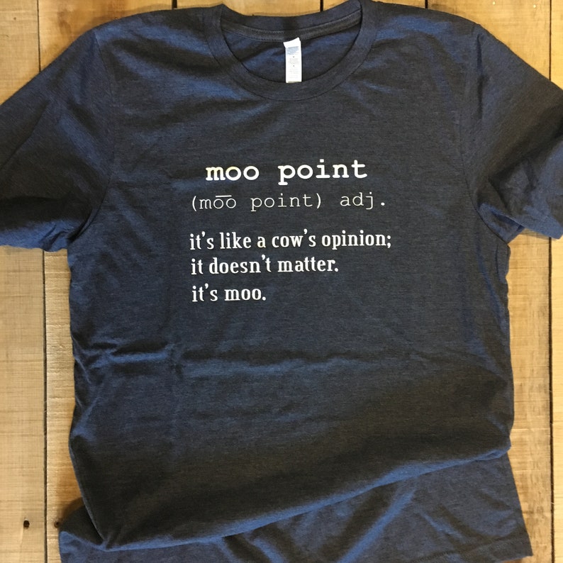 Moo Point Joey Friends Quote Etsy