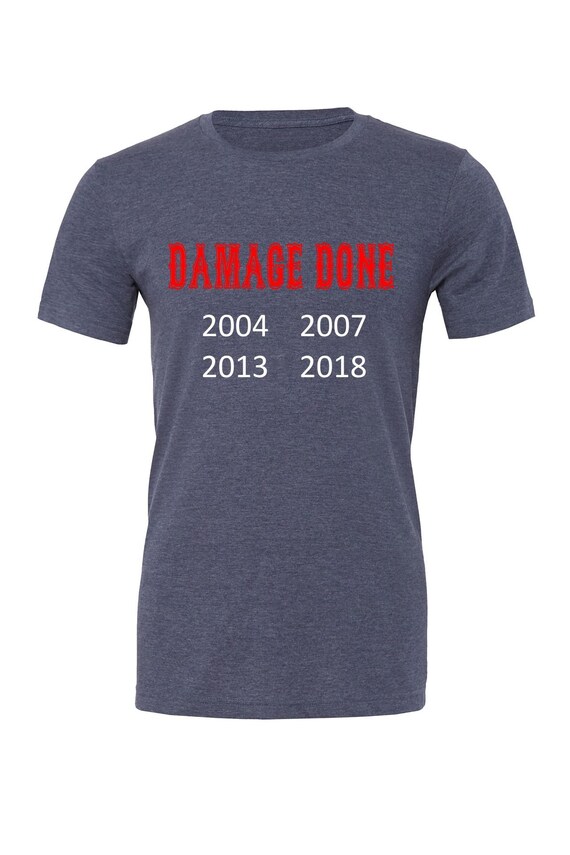 damage done red sox t shirt