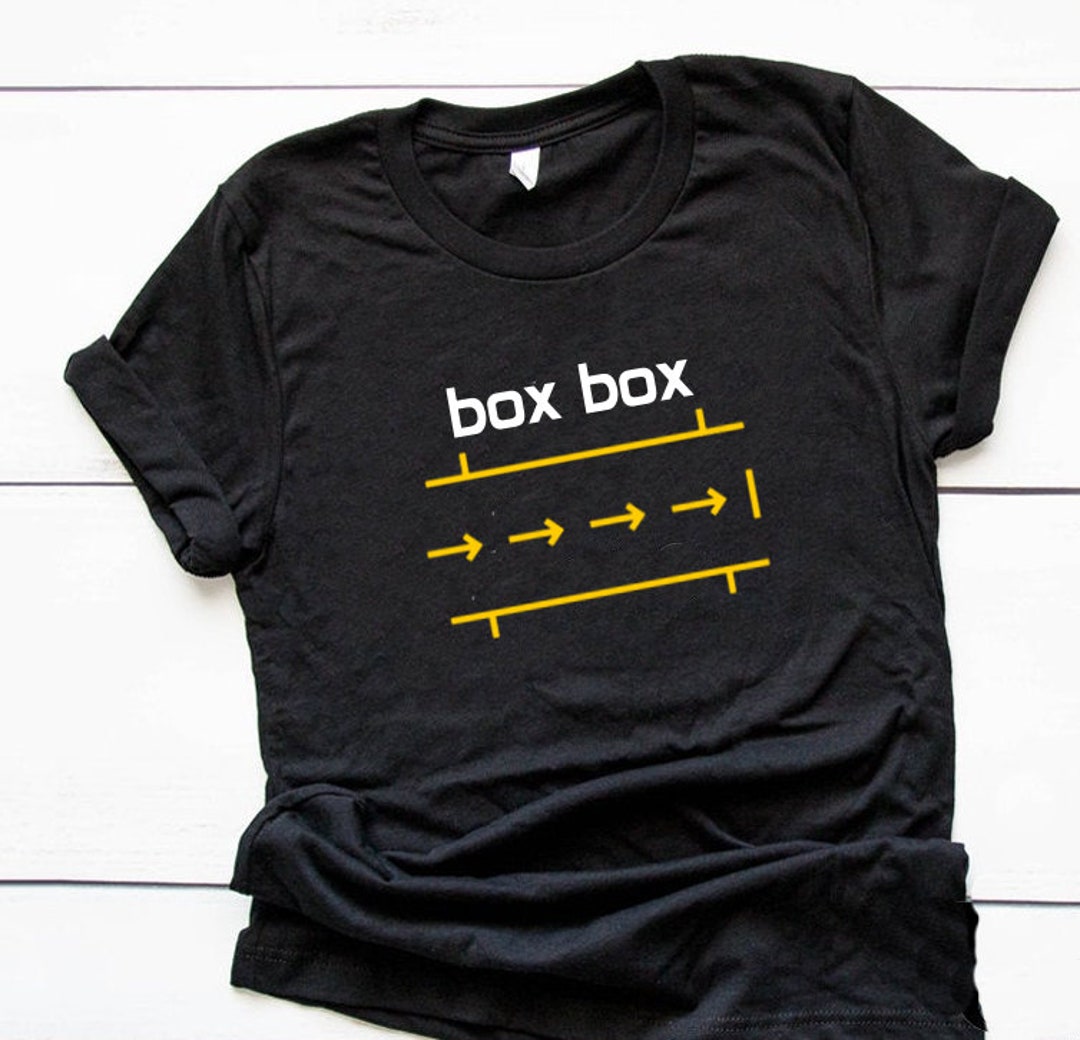 Box Box Race Car Enthusiast Pit Shirt - Etsy