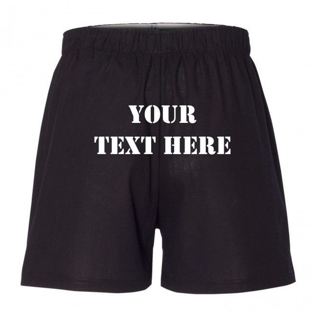 Customized Boxer Shorts - Etsy