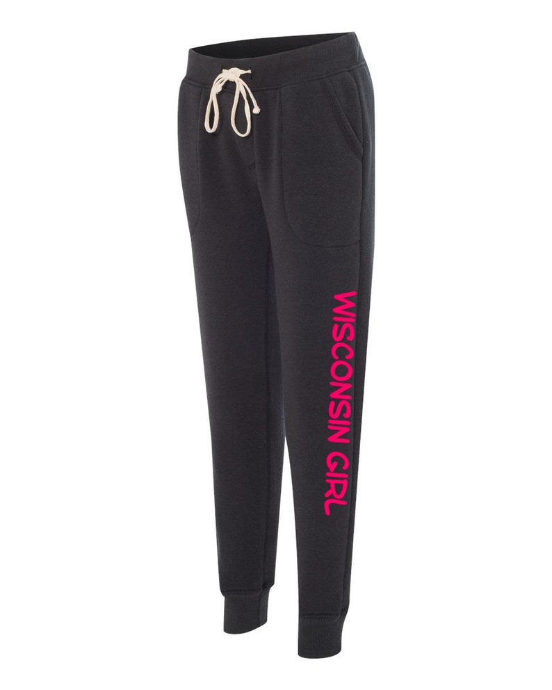 Wisconsin Girl Ladies Joggers image 3