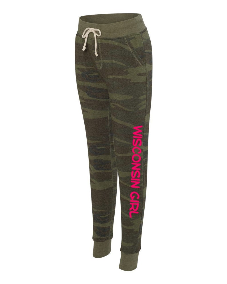 Wisconsin Girl Ladies Joggers image 1