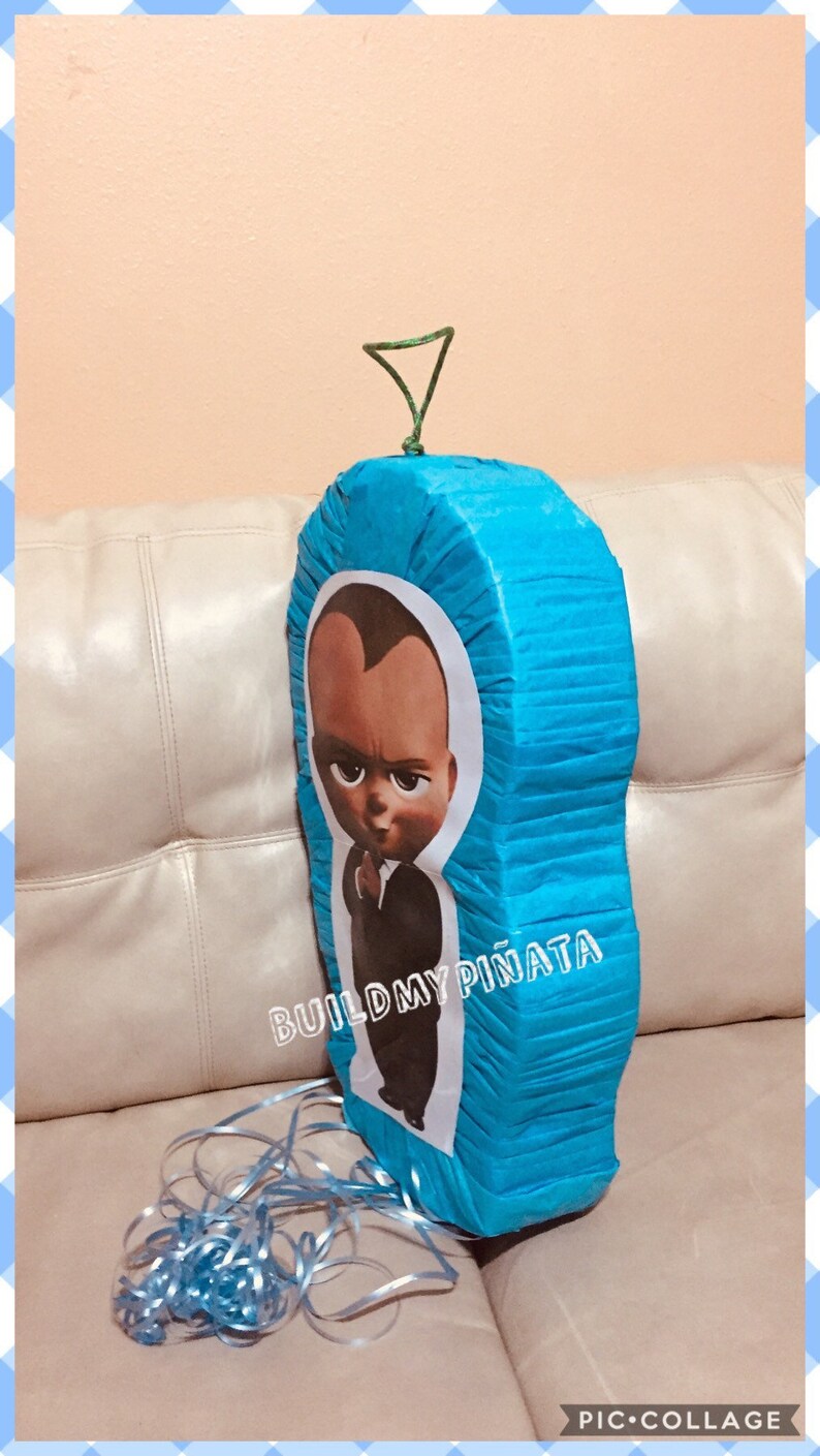 ships next business day ! Black boss baby pi\u00f1ata FREE SHIPPING