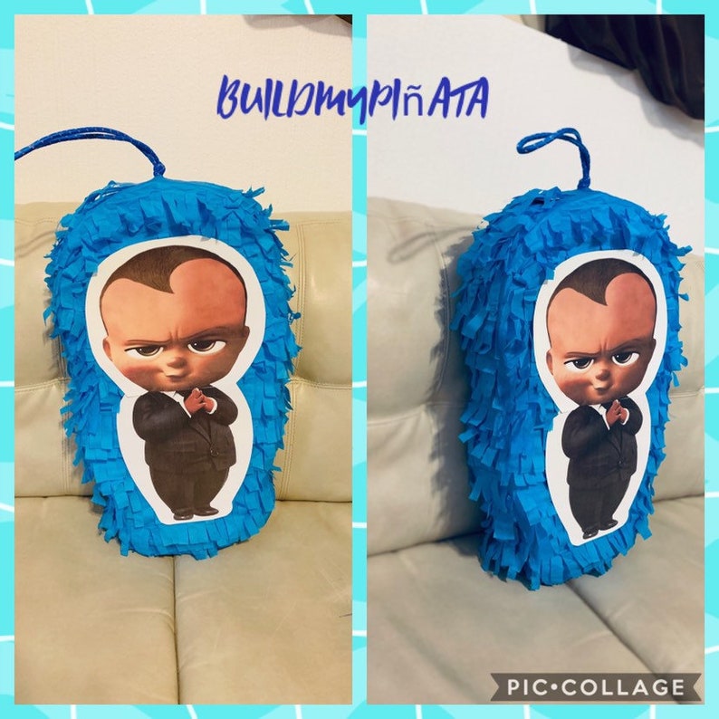 ships next business day ! Black boss baby pi\u00f1ata FREE SHIPPING