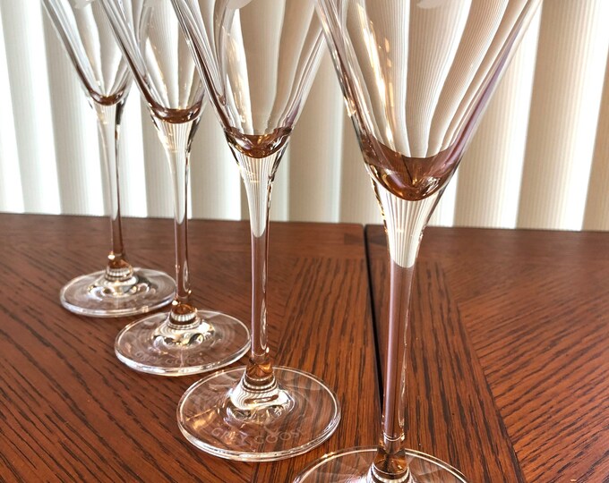 Grey Goose Martini Glasses Set of 4, Cocktail Stemware, Martini Stems, Grey Goose Glasses