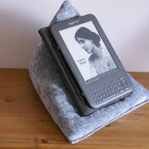 Rand zitzakken hemelsblauw Techbed - een Kindle kussen iPad kussen iPad Mini staan tablet stand voor het bekijken van films, games, lezing