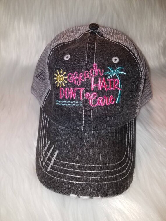 grey distressed hat