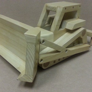 Wood Toy Plan - Bulldozer