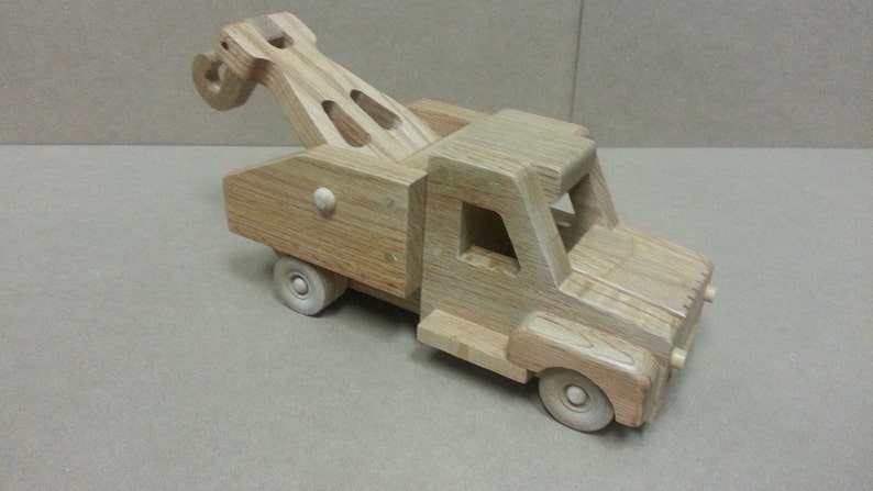 Wood Toy Plan Tow Truck image 1