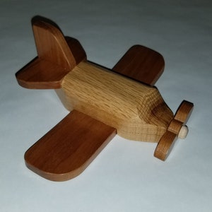 Piano giocattolo in legno - Piccolo aereo - Elica singola