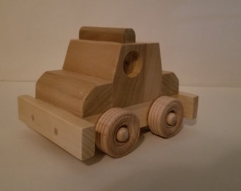 Wood Toy Plan - Small Vehicle: Police Cruiser