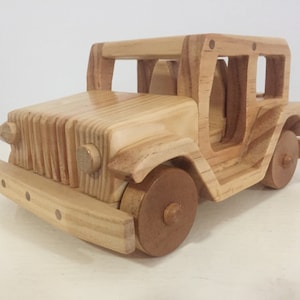 Wood Toy Jeep Plan