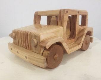 Wood Toy Jeep Plan