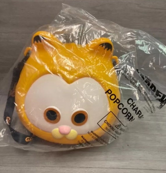 オレンジ猫のガーフィールド プラスチック製ポップコーンバケツ 