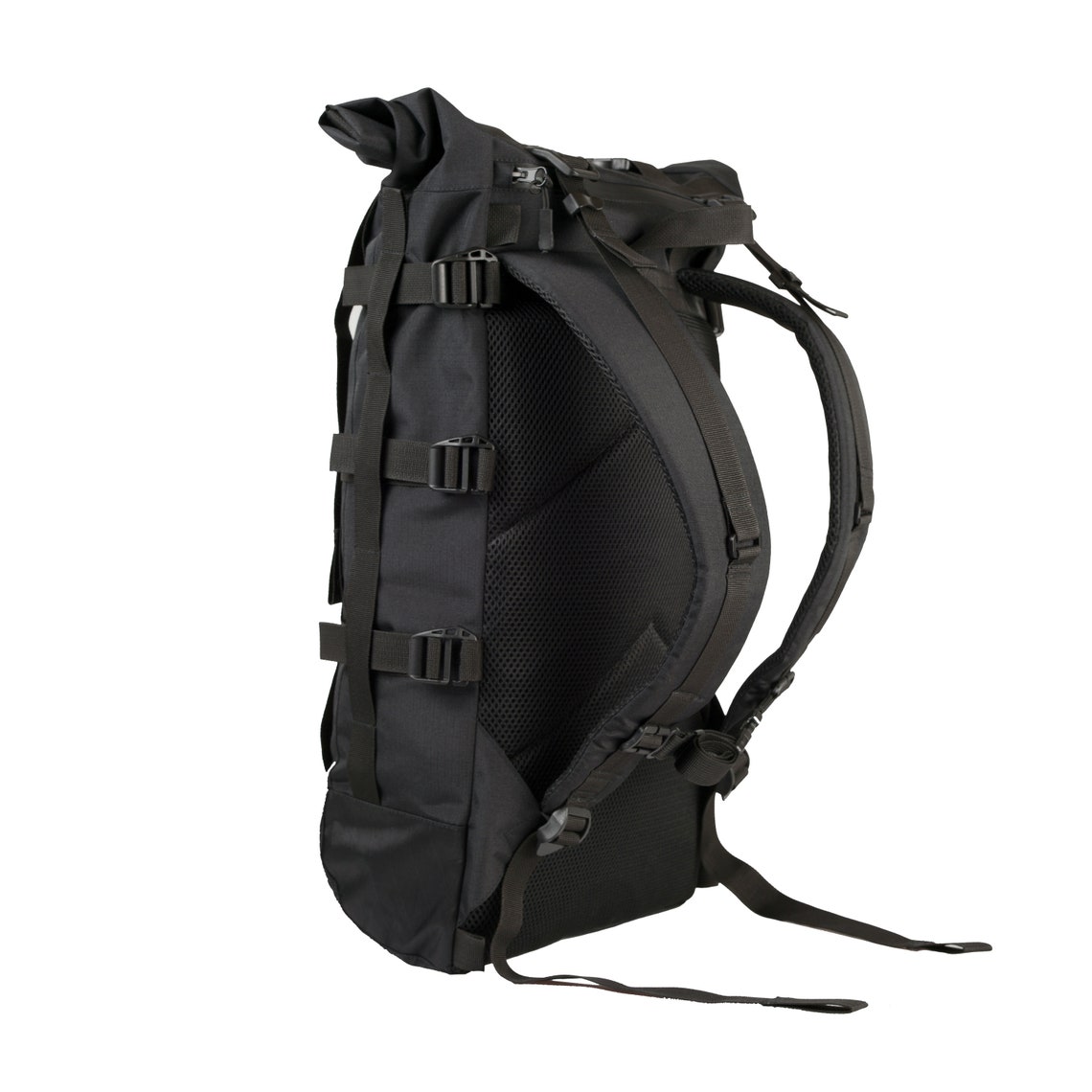 Black Backpack Ninja X-Pac Rolltop Backpack Roll top rucksack | Etsy