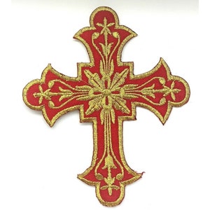 Aplicación Aufbügler/Parche Medieval Kreuz imagen 6