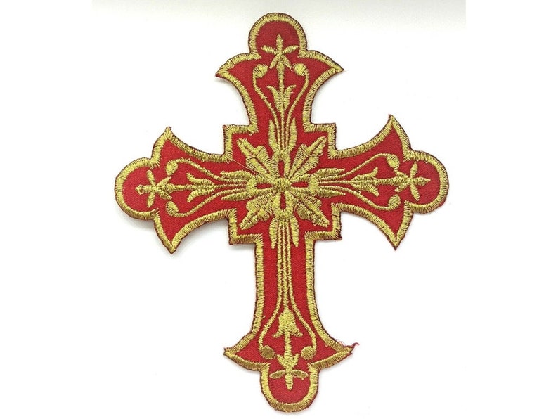 Aufbügler Applikation/Patch Medieval Kreuz image 6