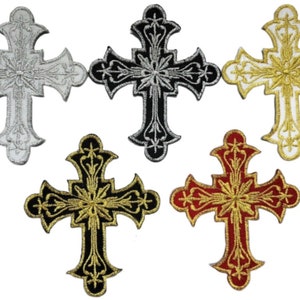 Aplicación Aufbügler/Parche Medieval Kreuz imagen 1