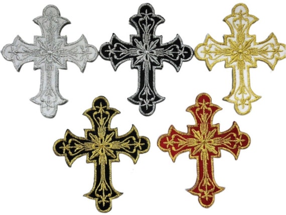 Aufbügler Applikation/Patch Medieval Kreuz