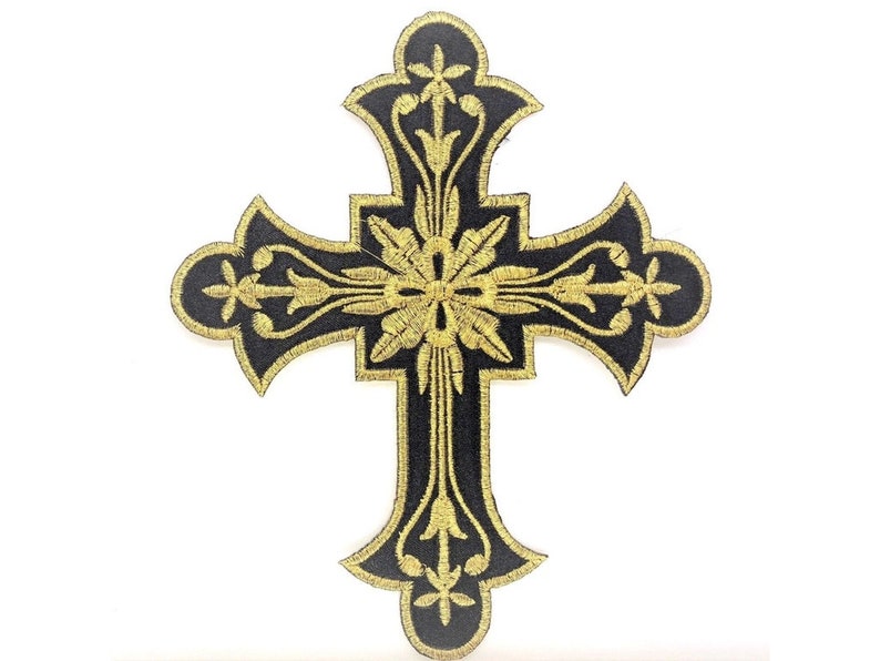 Aplicación Aufbügler/Parche Medieval Kreuz imagen 3