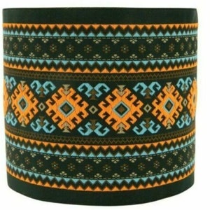 1 meter Jacquard Borte/ Webband 100mm Breit Aztec,Ethno