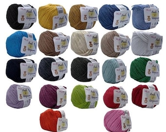 100% Baumwolle 10 x 50g Baby Cotton Verschiedene Farben Punch Amigurumi Häkeln Stricken