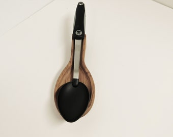 Spoon Rest, Wooden Spoon Rest, Kitchen Utensil Rest, Kitchen Spoon Rest, Recycled Wood, Wedding Gift, Coaster, Spoon Holder, Rustic Kitchen