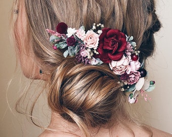 flower hair piece