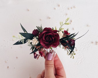 real flower hair pieces