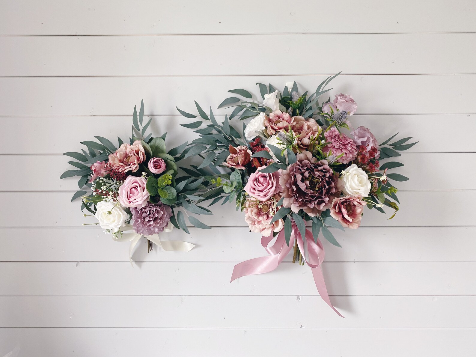 Wedding Bouquet Bridal Bouquet Dusty Rose Wedding Bouquet Etsy