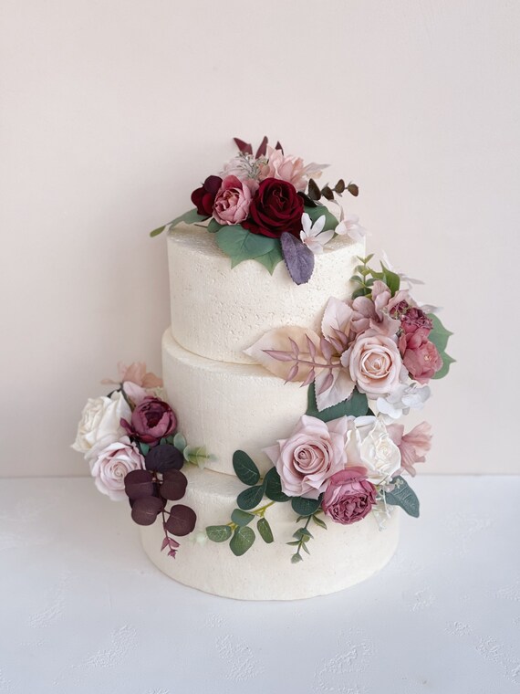 Wedding Cake Decoration Burgundy Wedding Cake Topper With Etsy Canada Wedding Cake Decoration Burgundy Wedding Cake Topper With Etsy Canada