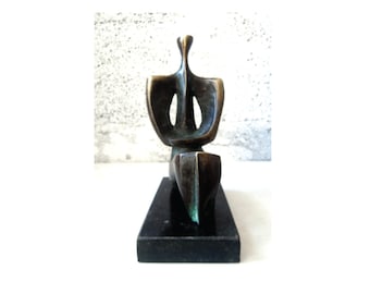 GEBET, H18cm/W13cm/D7cm, Stoycho Nikiforov - limitierte Edition Bronzeskulptur