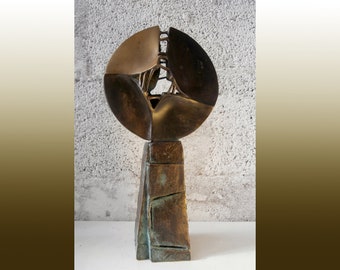 COMPOSURE, H31cm/W15cm/D5cm, Stoycho Nikiforov - certified limited edition bronze sculpture